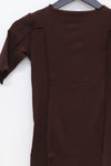 BASERANGE Ruffled Ribbed Cotton T-shirt BAS-TTO3-RB-SP24-TACTILE TTO3-RB-000